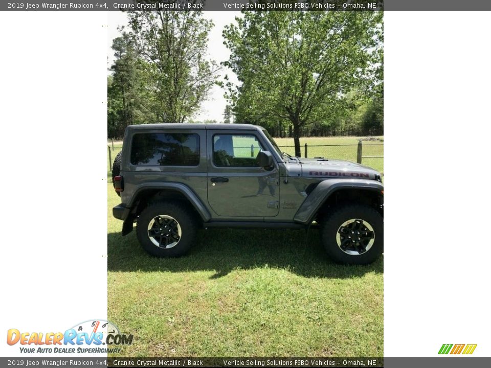 2019 Jeep Wrangler Rubicon 4x4 Granite Crystal Metallic / Black Photo #1