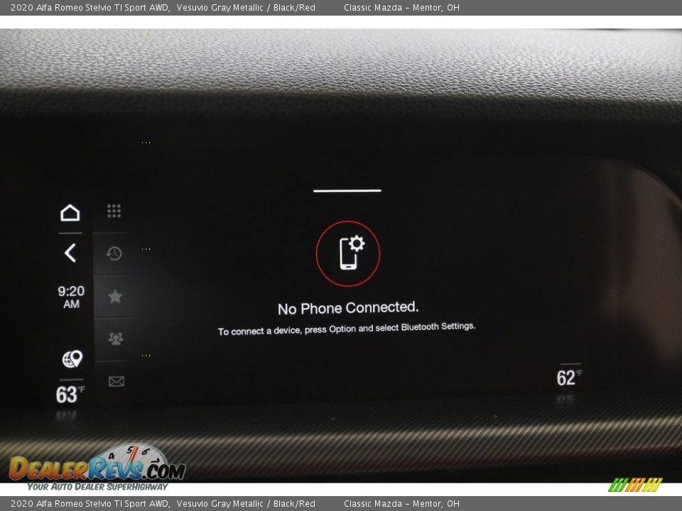 2020 Alfa Romeo Stelvio TI Sport AWD Vesuvio Gray Metallic / Black/Red Photo #14