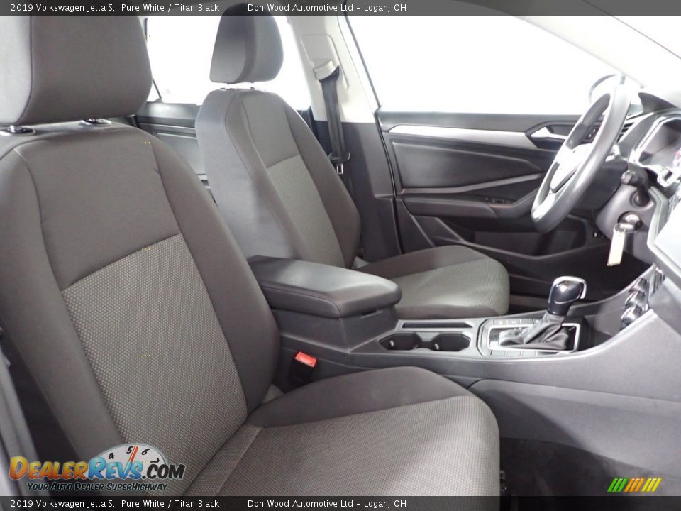 2019 Volkswagen Jetta S Pure White / Titan Black Photo #28