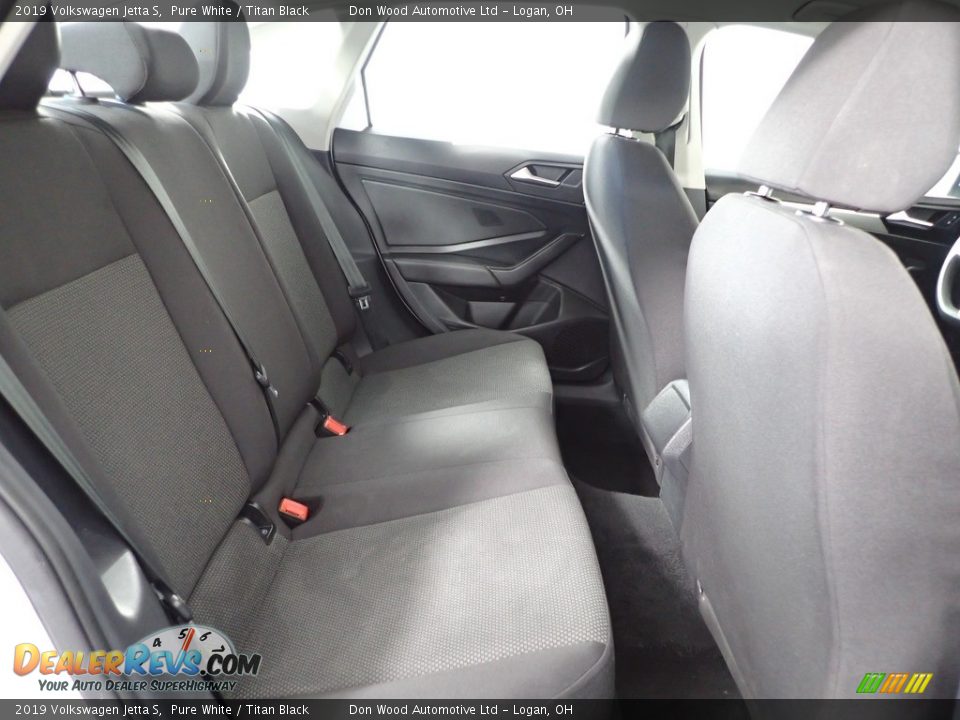 2019 Volkswagen Jetta S Pure White / Titan Black Photo #30