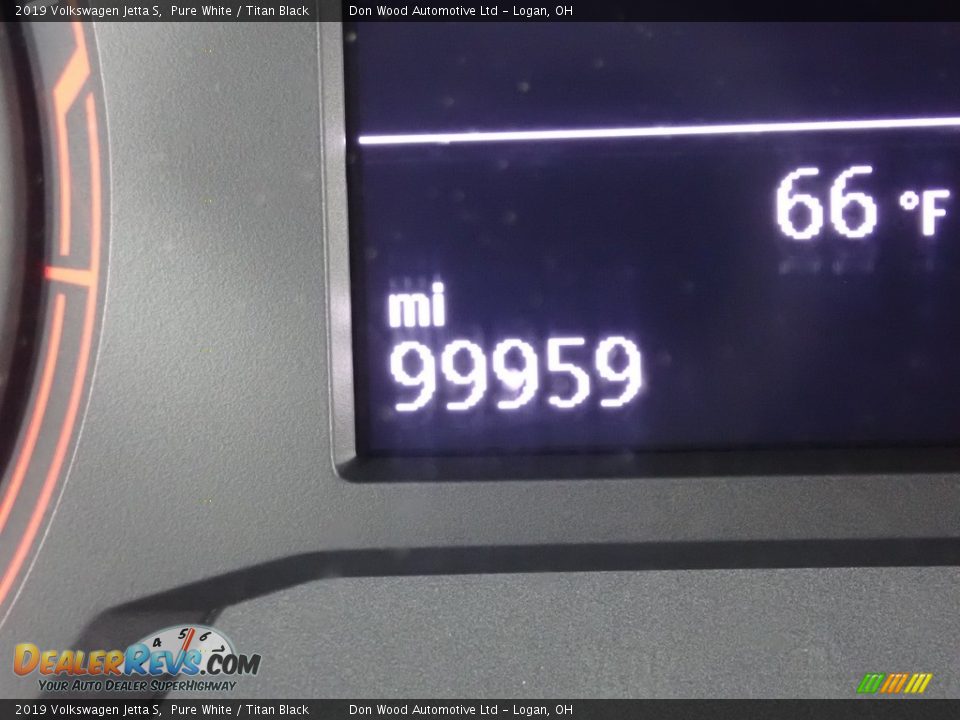 2019 Volkswagen Jetta S Pure White / Titan Black Photo #32