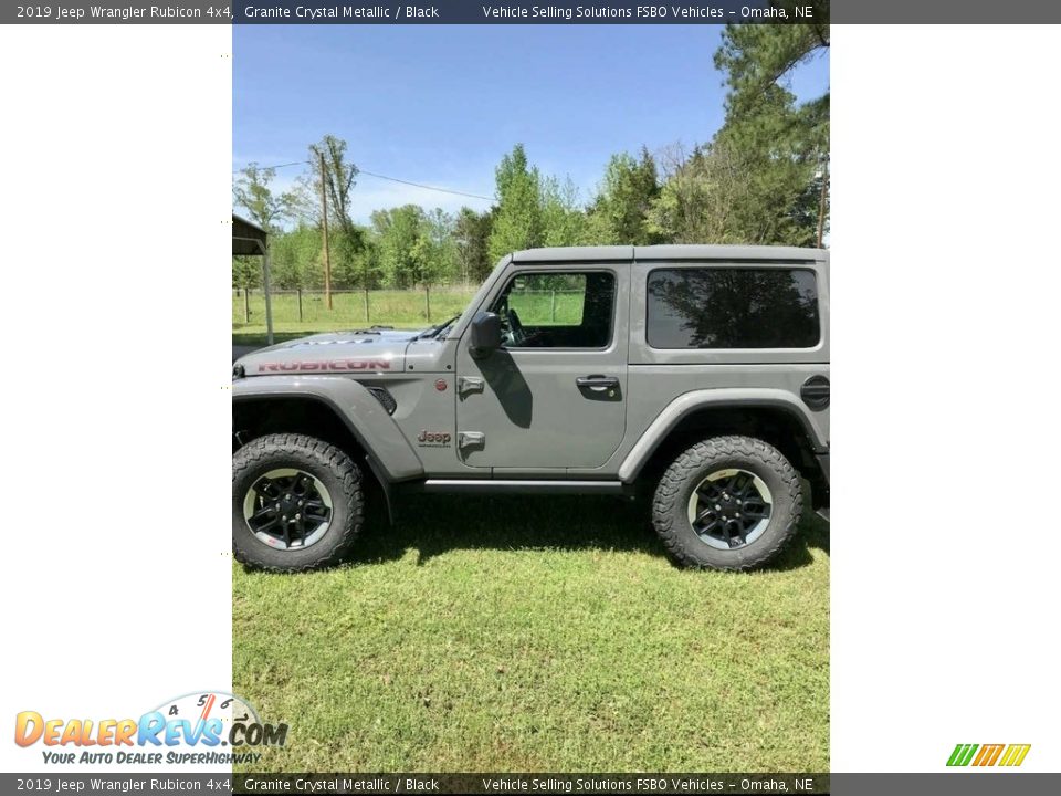 2019 Jeep Wrangler Rubicon 4x4 Granite Crystal Metallic / Black Photo #8