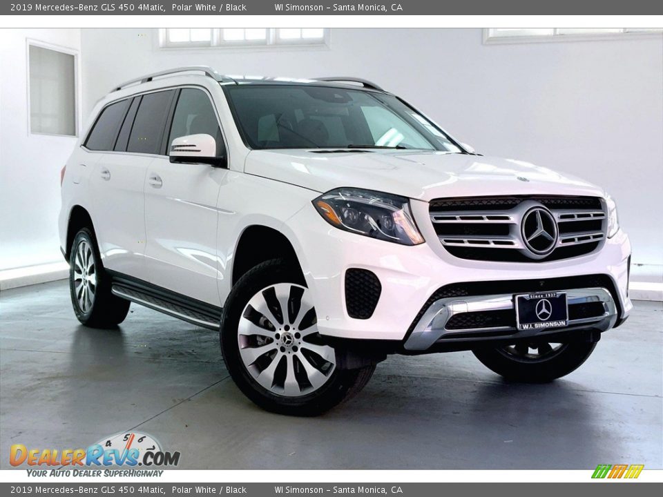 2019 Mercedes-Benz GLS 450 4Matic Polar White / Black Photo #34