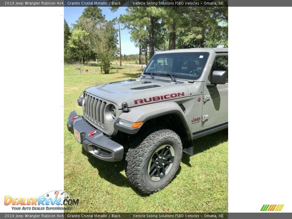 2019 Jeep Wrangler Rubicon 4x4 Granite Crystal Metallic / Black Photo #10