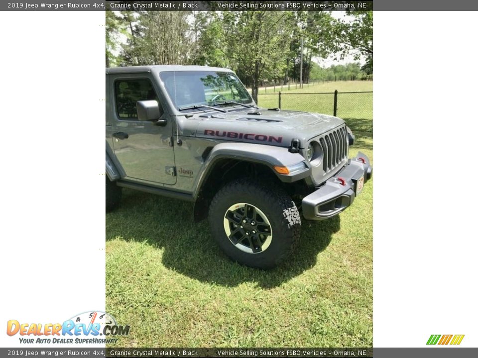 2019 Jeep Wrangler Rubicon 4x4 Granite Crystal Metallic / Black Photo #11