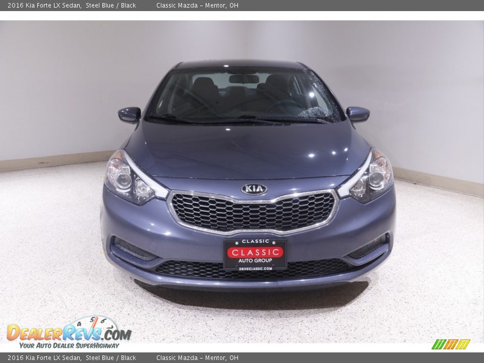 2016 Kia Forte LX Sedan Steel Blue / Black Photo #2
