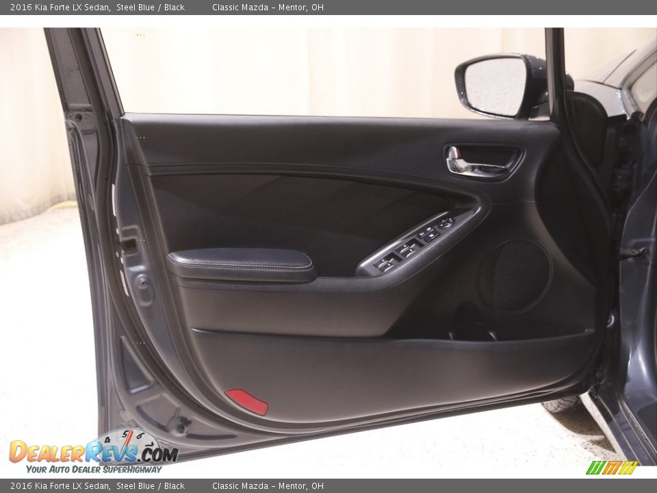2016 Kia Forte LX Sedan Steel Blue / Black Photo #4