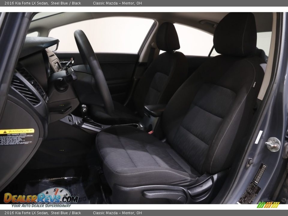 2016 Kia Forte LX Sedan Steel Blue / Black Photo #5