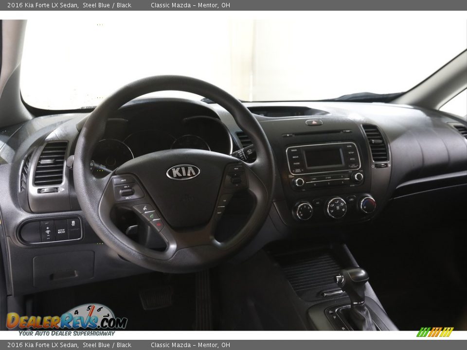 2016 Kia Forte LX Sedan Steel Blue / Black Photo #6