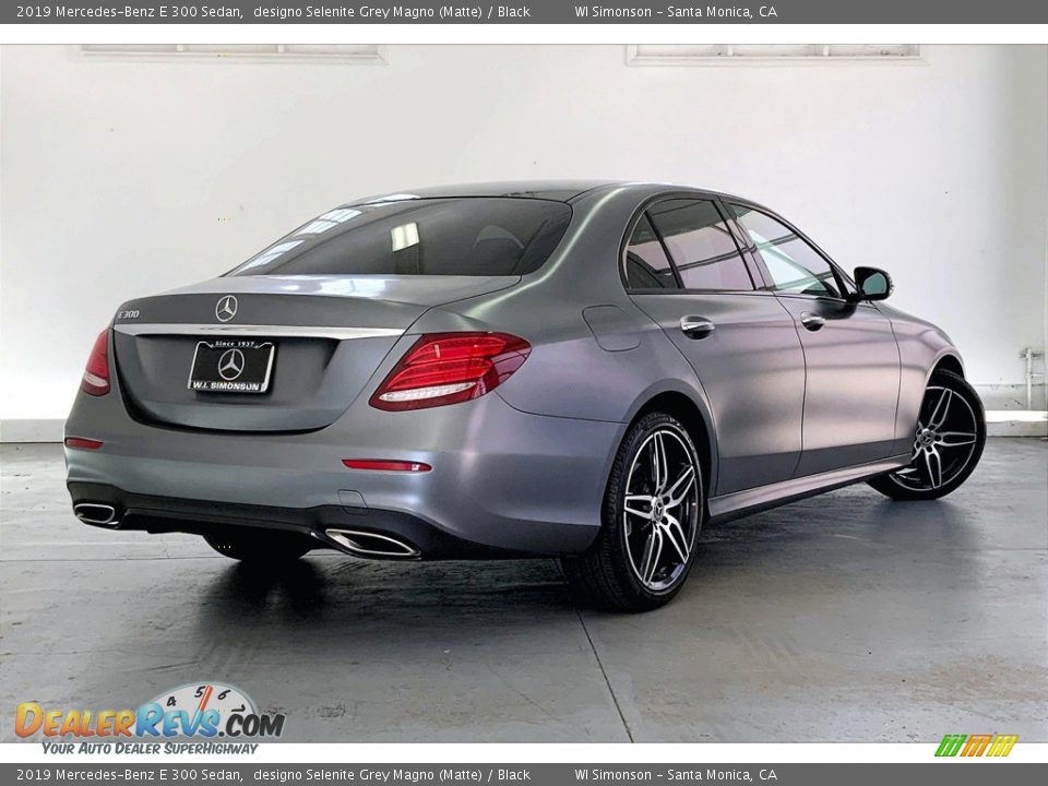 2019 Mercedes-Benz E 300 Sedan designo Selenite Grey Magno (Matte) / Black Photo #13