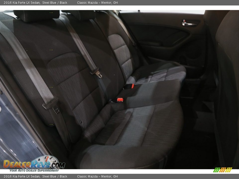 2016 Kia Forte LX Sedan Steel Blue / Black Photo #14