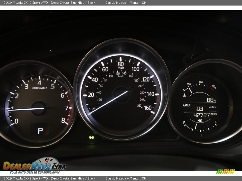 2019 Mazda CX-9 Sport AWD Gauges Photo #8