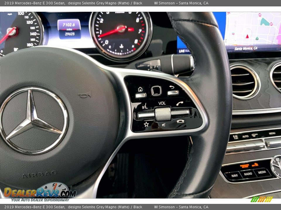 2019 Mercedes-Benz E 300 Sedan designo Selenite Grey Magno (Matte) / Black Photo #22