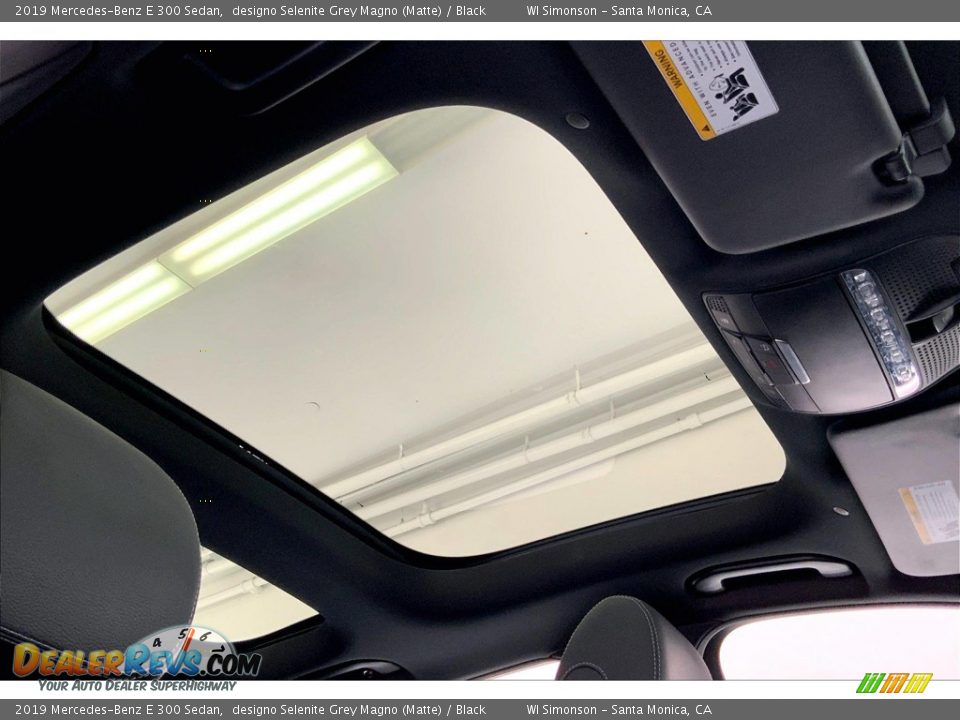 2019 Mercedes-Benz E 300 Sedan designo Selenite Grey Magno (Matte) / Black Photo #25