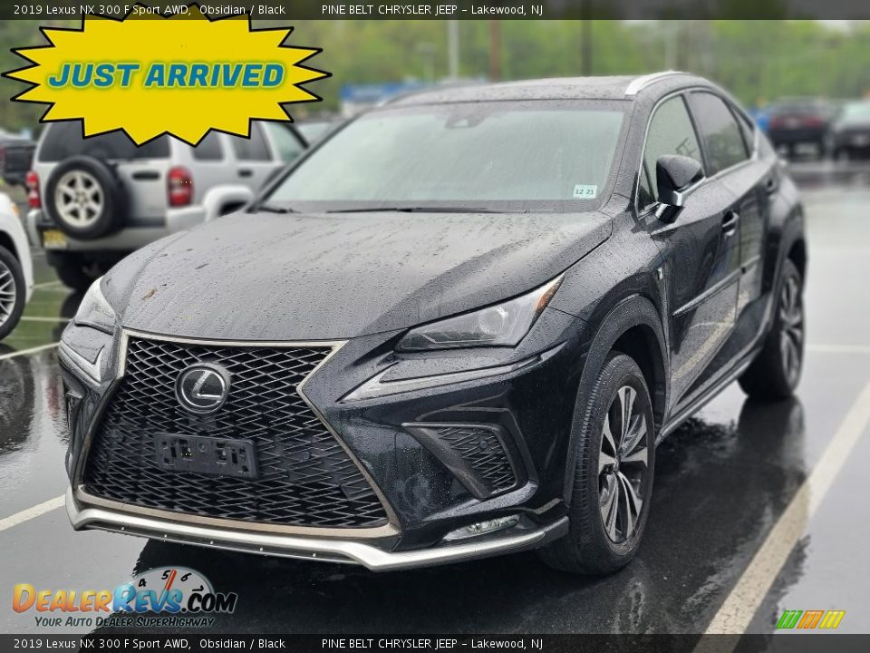 2019 Lexus NX 300 F Sport AWD Obsidian / Black Photo #1