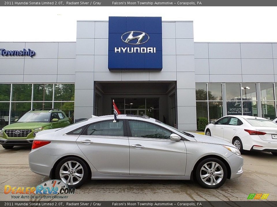 2011 Hyundai Sonata Limited 2.0T Radiant Silver / Gray Photo #1