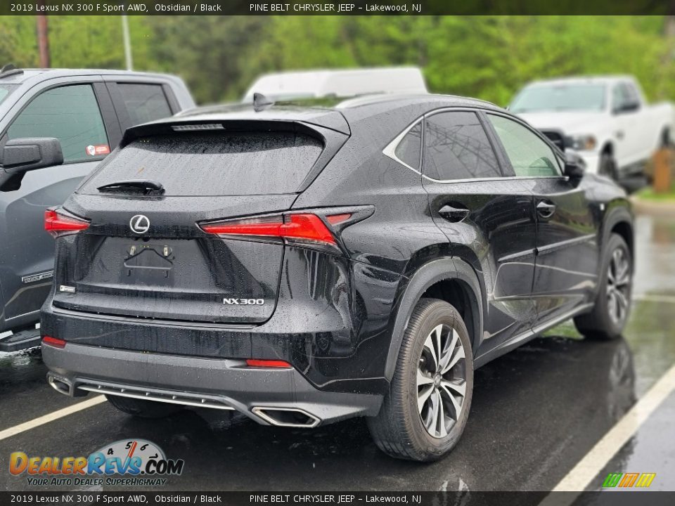 2019 Lexus NX 300 F Sport AWD Obsidian / Black Photo #3