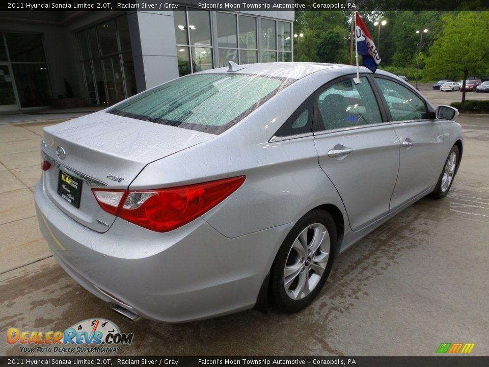 2011 Hyundai Sonata Limited 2.0T Radiant Silver / Gray Photo #2