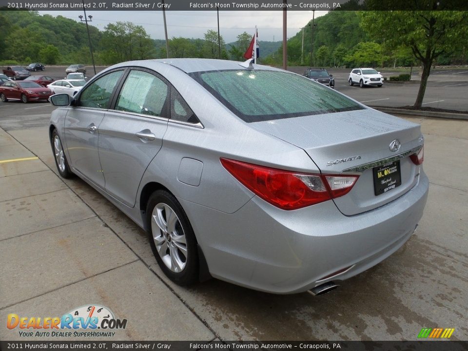 2011 Hyundai Sonata Limited 2.0T Radiant Silver / Gray Photo #4