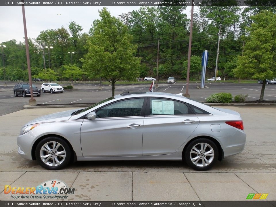 2011 Hyundai Sonata Limited 2.0T Radiant Silver / Gray Photo #5