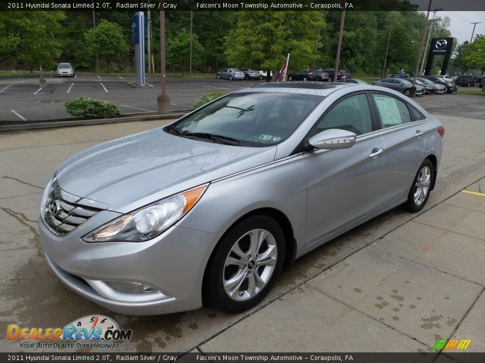 2011 Hyundai Sonata Limited 2.0T Radiant Silver / Gray Photo #6