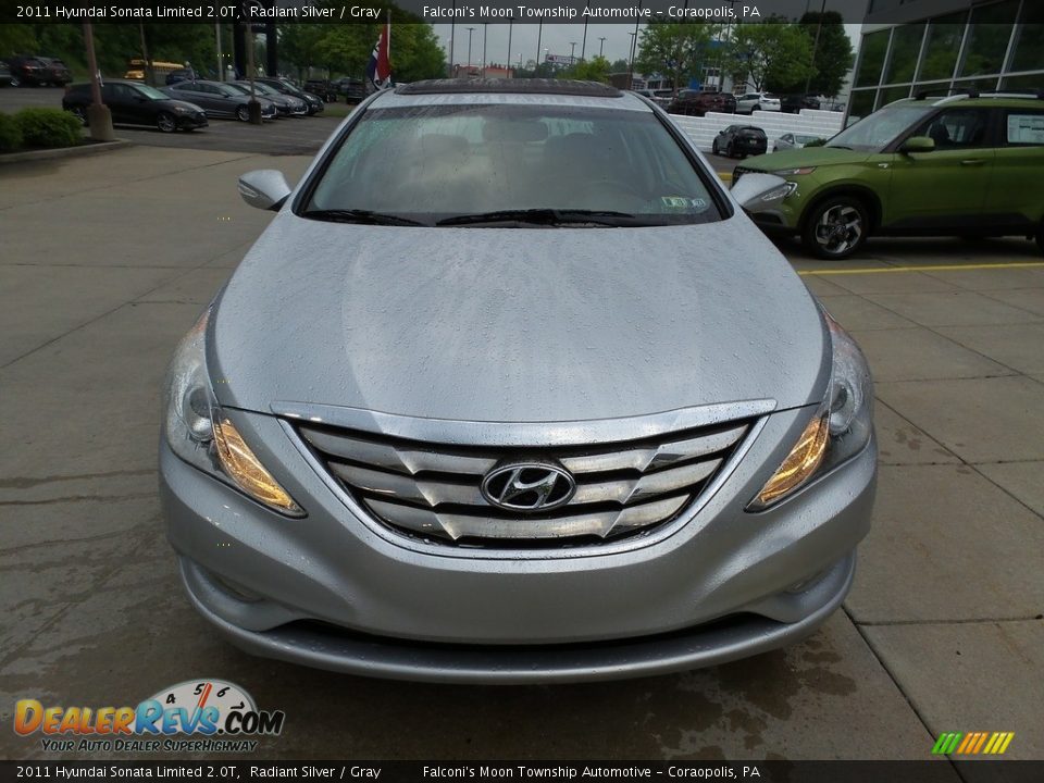 2011 Hyundai Sonata Limited 2.0T Radiant Silver / Gray Photo #7