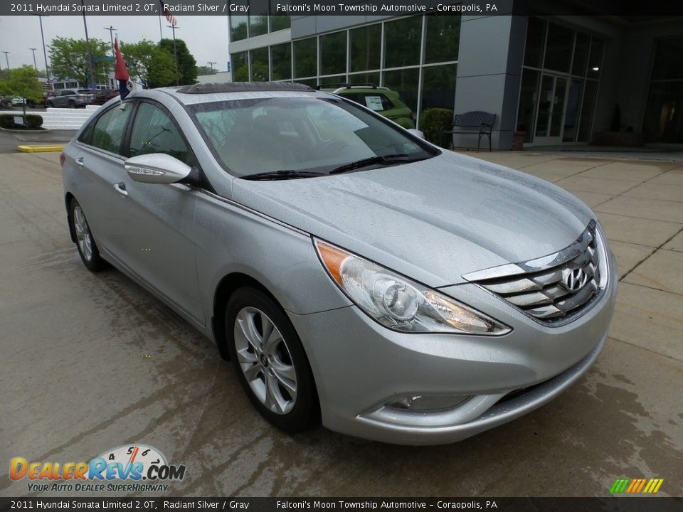 2011 Hyundai Sonata Limited 2.0T Radiant Silver / Gray Photo #8