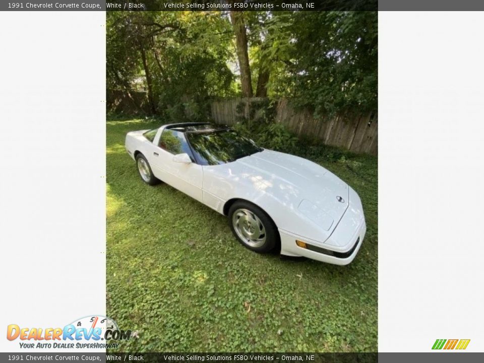 1991 Chevrolet Corvette Coupe White / Black Photo #1