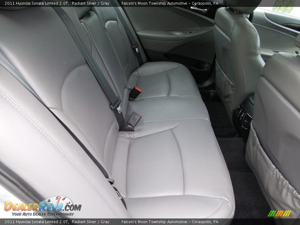 2011 Hyundai Sonata Limited 2.0T Radiant Silver / Gray Photo #15