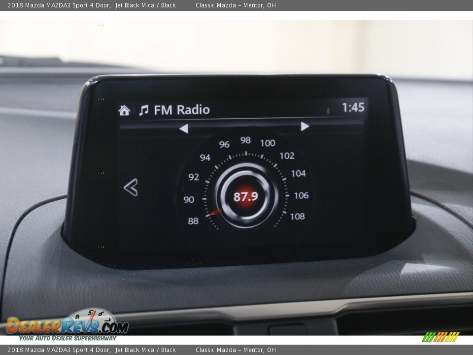 2018 Mazda MAZDA3 Sport 4 Door Jet Black Mica / Black Photo #11