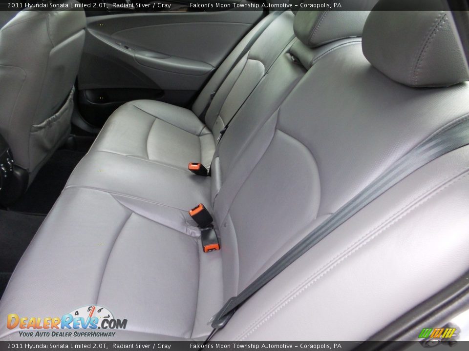 2011 Hyundai Sonata Limited 2.0T Radiant Silver / Gray Photo #17