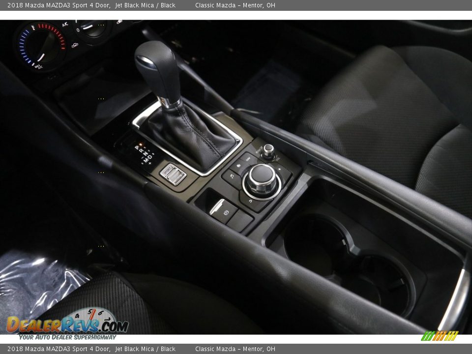 2018 Mazda MAZDA3 Sport 4 Door Jet Black Mica / Black Photo #14