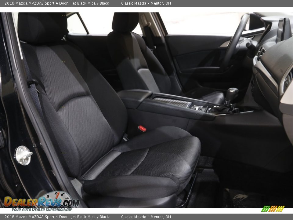 2018 Mazda MAZDA3 Sport 4 Door Jet Black Mica / Black Photo #15