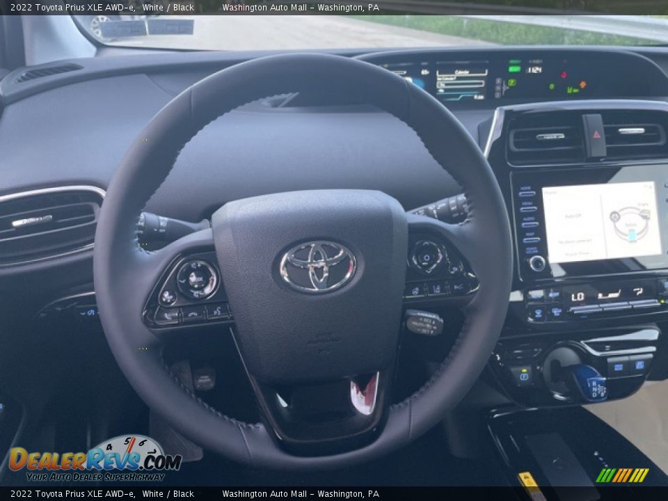 2022 Toyota Prius XLE AWD-e Steering Wheel Photo #12