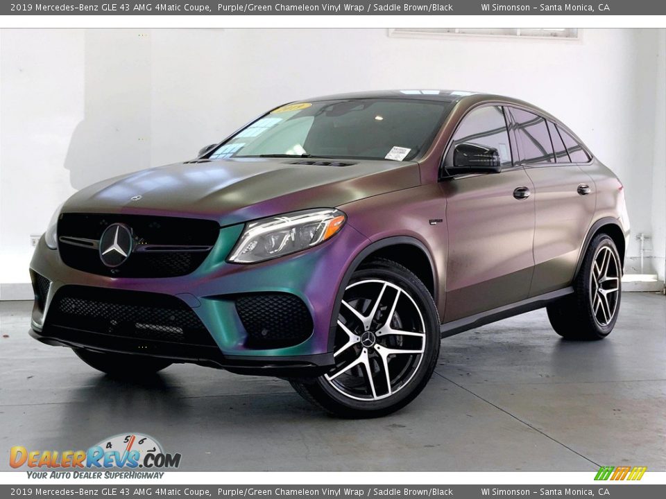 Front 3/4 View of 2019 Mercedes-Benz GLE 43 AMG 4Matic Coupe Photo #12