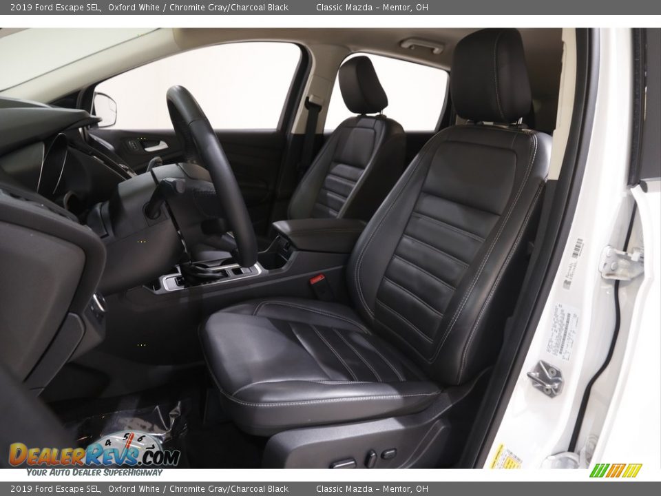 2019 Ford Escape SEL Oxford White / Chromite Gray/Charcoal Black Photo #5