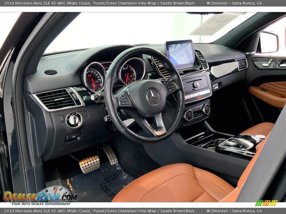 Front Seat of 2019 Mercedes-Benz GLE 43 AMG 4Matic Coupe Photo #14
