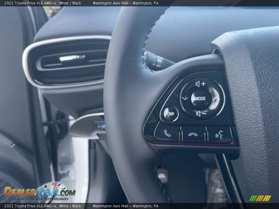 2022 Toyota Prius XLE AWD-e Steering Wheel Photo #18