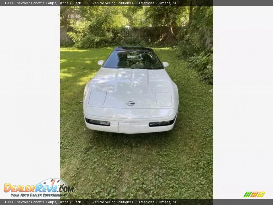 1991 Chevrolet Corvette Coupe White / Black Photo #19