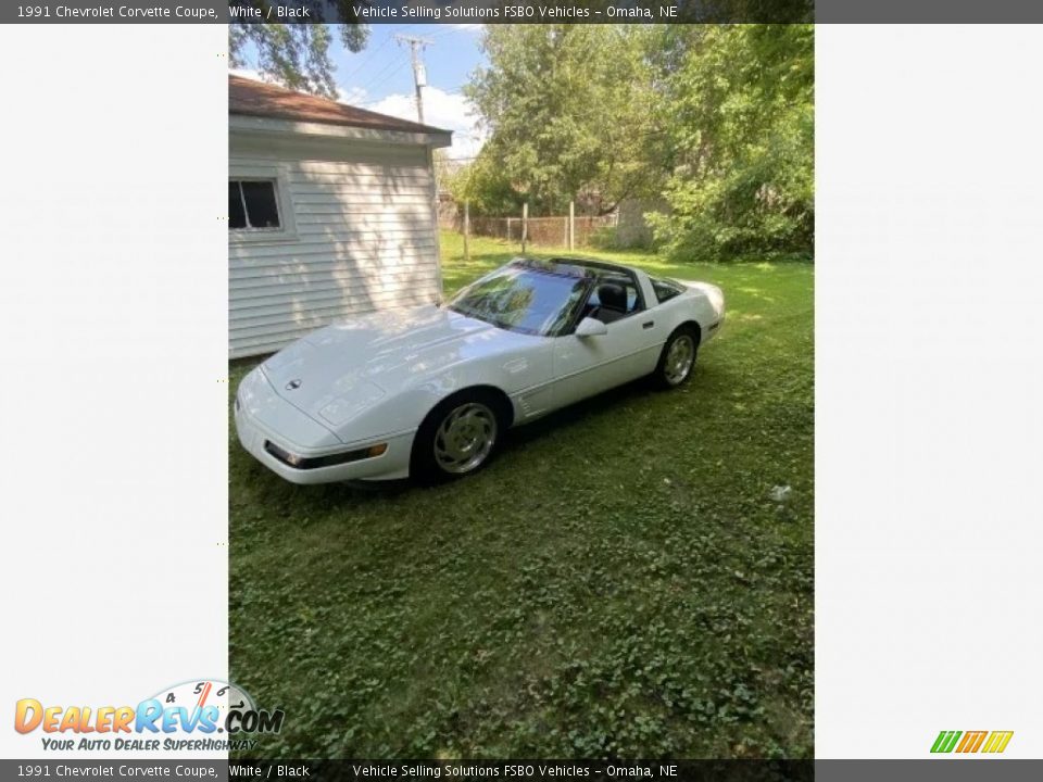 1991 Chevrolet Corvette Coupe White / Black Photo #20