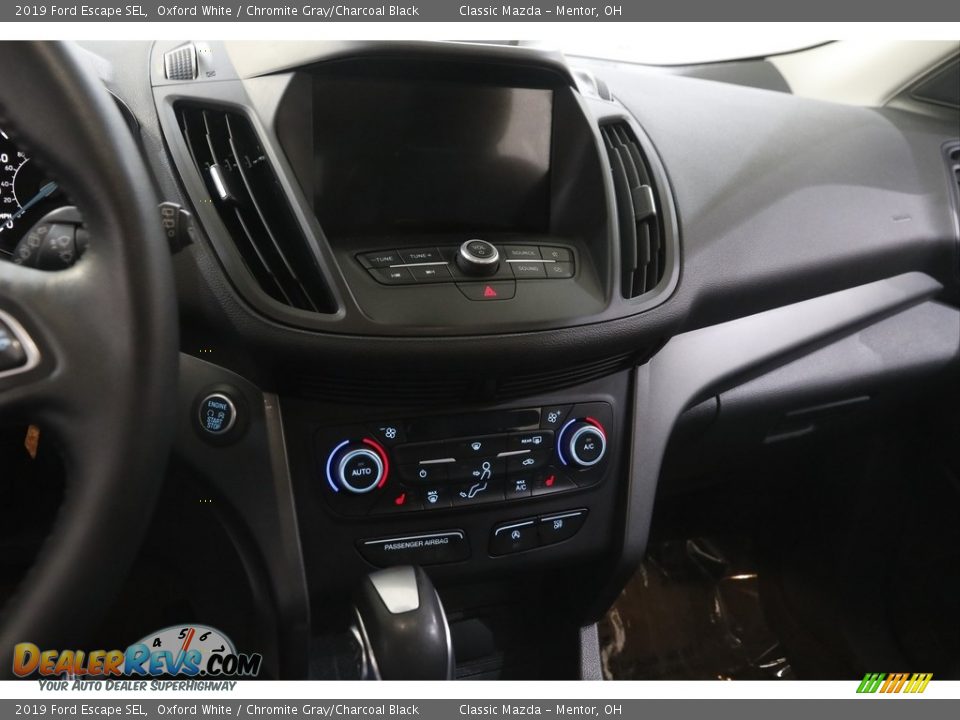 2019 Ford Escape SEL Oxford White / Chromite Gray/Charcoal Black Photo #9