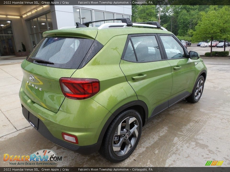 2022 Hyundai Venue SEL Green Apple / Gray Photo #2