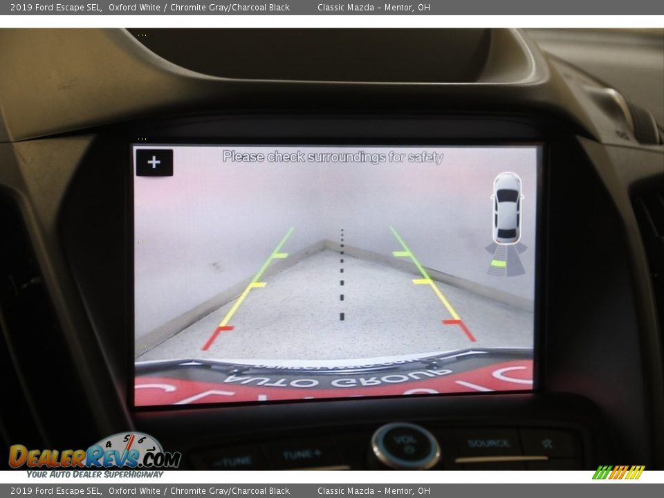 2019 Ford Escape SEL Oxford White / Chromite Gray/Charcoal Black Photo #12