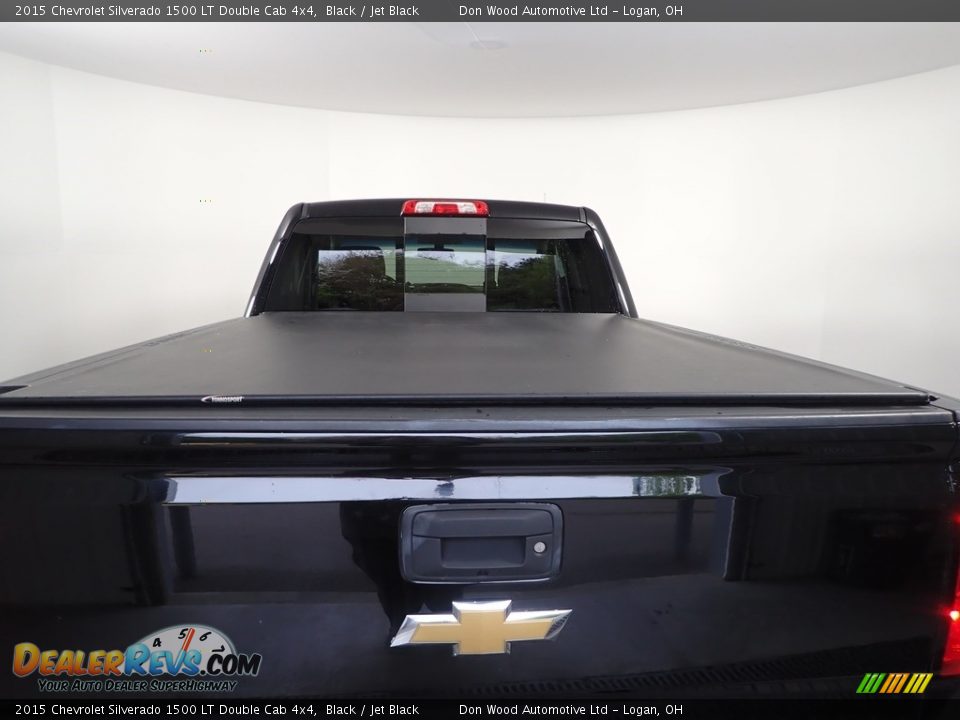 2015 Chevrolet Silverado 1500 LT Double Cab 4x4 Black / Jet Black Photo #11