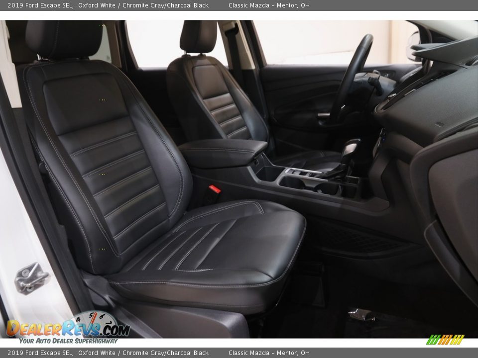 2019 Ford Escape SEL Oxford White / Chromite Gray/Charcoal Black Photo #15