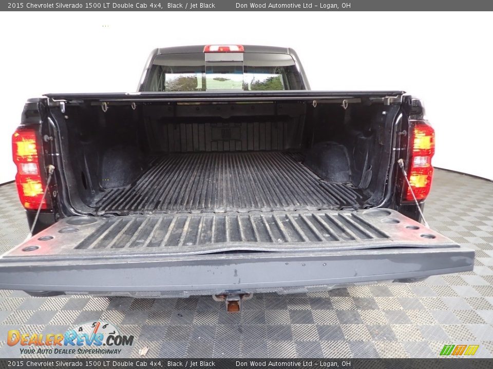 2015 Chevrolet Silverado 1500 LT Double Cab 4x4 Black / Jet Black Photo #12