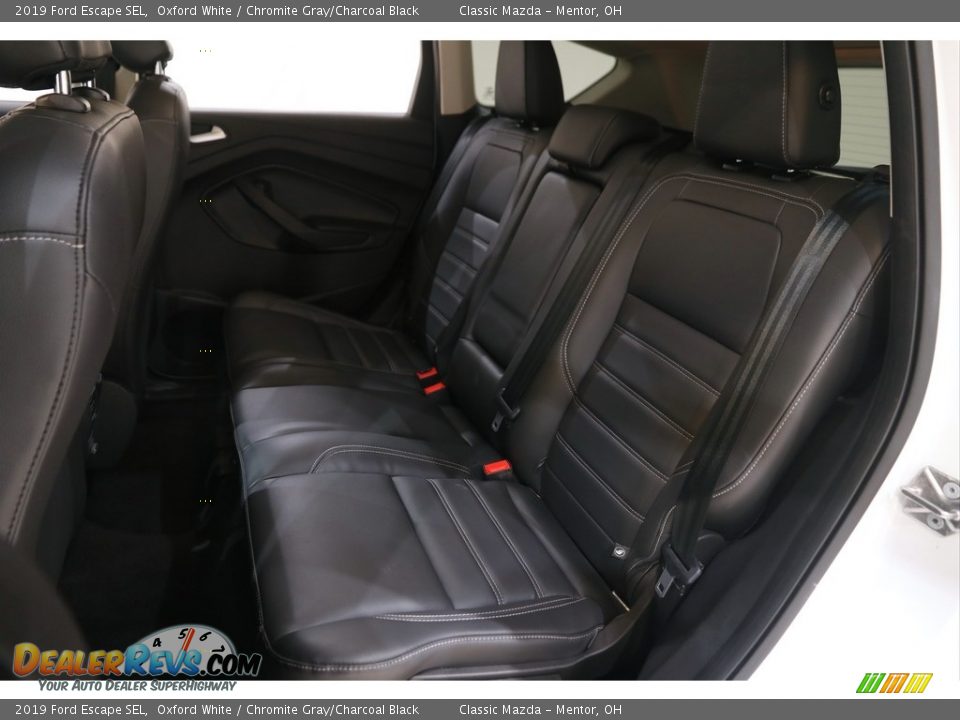 2019 Ford Escape SEL Oxford White / Chromite Gray/Charcoal Black Photo #17