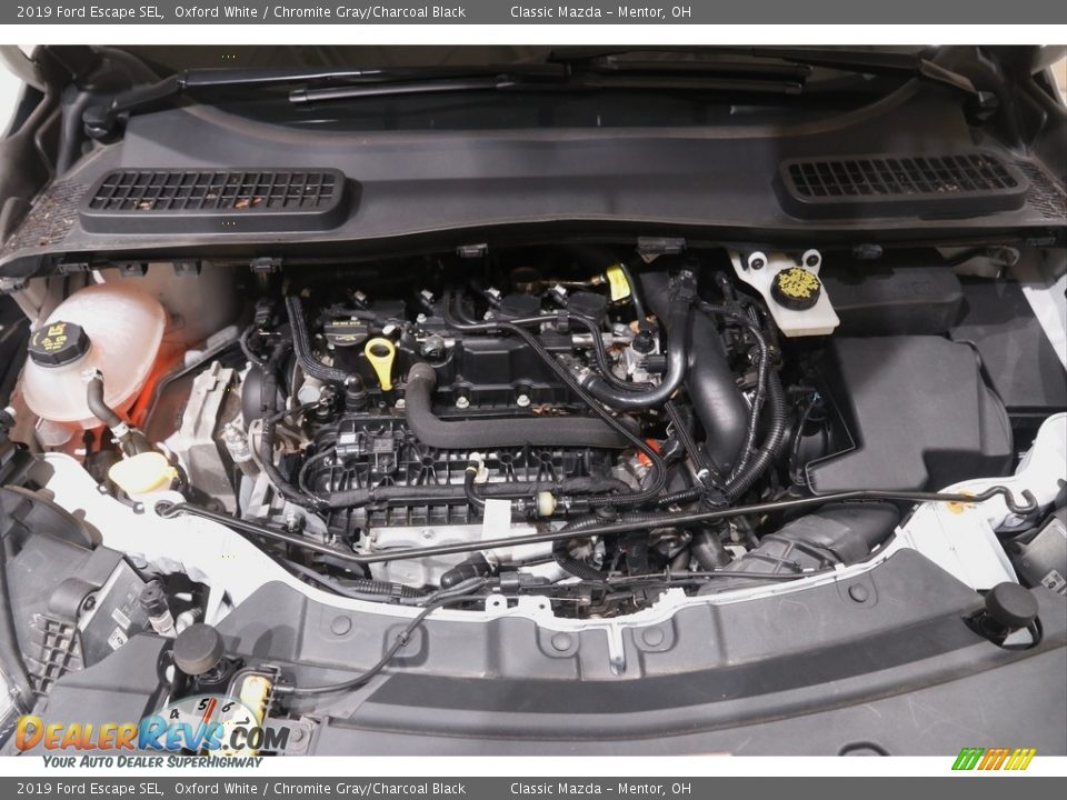 2019 Ford Escape SEL Oxford White / Chromite Gray/Charcoal Black Photo #19