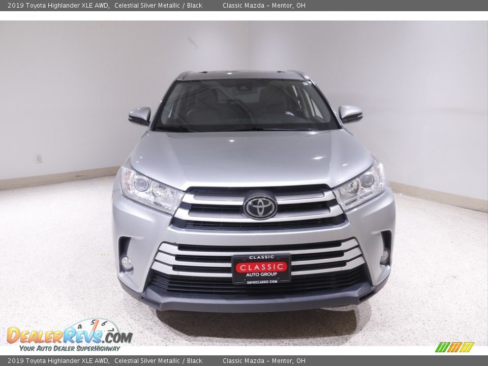 2019 Toyota Highlander XLE AWD Celestial Silver Metallic / Black Photo #2