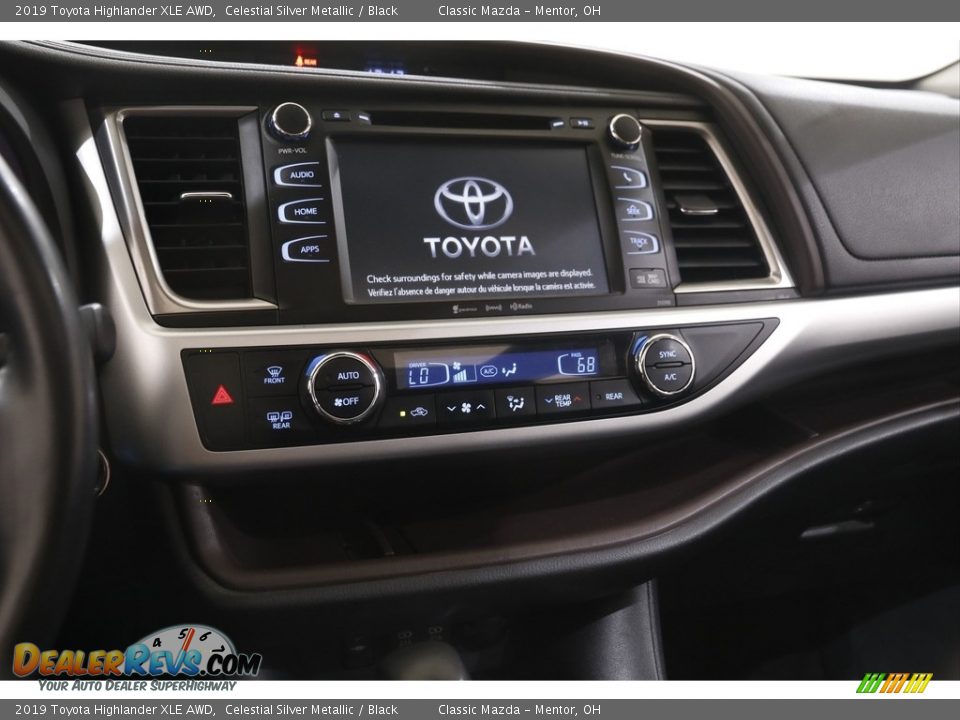 2019 Toyota Highlander XLE AWD Celestial Silver Metallic / Black Photo #9